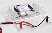 Cámara submarina de agarosa SERVA Electrophoresis BlueMarine 100 con sus cables de electrodo