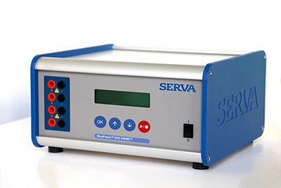 Fuente de alimentación SERVA Electrophoresis BluePower 600 PRIME, imagen representativa de la familia BluePower