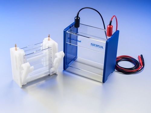 Cubeta vertical para minigeles SERVA Electrophoresis BlueVertical PRiME